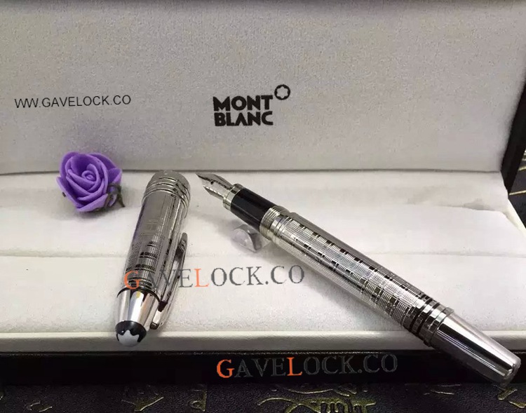 Stainless Steel Mont blanc JFK Fountain Pen - Buy Replica